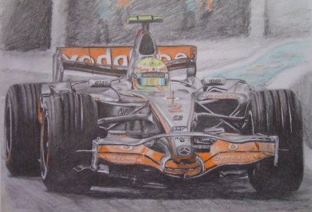 ceruzka + suchý pastel, A4